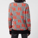 KARL LAGERFELD Unisex Kl Monogram Zip Knitted Jumper - Multi - XS