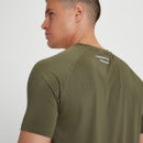 MP Moška majica s kratkimi rokavi Velocity – vojaško zelena - XXS