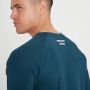 Camiseta de manga larga Velocity para hombre de MP - Verde azulado alado - S