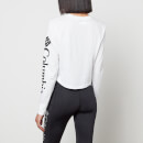 Columbia Women's North Cascades Long Sleeve Cropped T-Shirt - White, Black