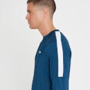 Męska koszulka treningowa z długim rękawem z kolekcji Tempo MP – Intense Blue - XXS