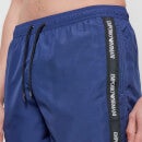 Emporio Armani Men's Logo Tape Swim Shorts - Patriot Blue - IT 50/L
