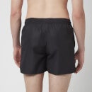 Emporio Armani Men's Macro Logo Swim Shorts - Black - IT 48/M