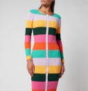 Olivia Rubin Women's Paisley Midi Dress - Bright Stripe - XS