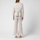 Olivia Rubin Women's Marianne Pyjamas - Pink Green Check - S