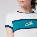 Guess Originals Women's Go Winter Ringer Baby T-Shirt - Dove White - XS
