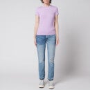 Guess Women's Mini Triangle T-Shirt - Fresh Lilac