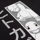 Sudadera con capucha unisex manga Charmander de Pokémon - Negro