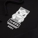 Sudadera con capucha manga Bulbasaur de Pokémon - Negro
