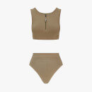 Rib Seamfree Set - Desert Khaki
