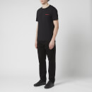 Emporio Armani Men's 2-Pack Stretch Cotton T-Shirts - Black - S