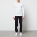 Emporio Armani Men's Shiny Logoband Longsleeve T-Shirt - White - S