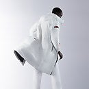 Women's Nelien Long Insulated Jacket - White / Grey
