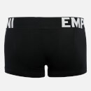 Emporio Armani Men's Megalogo T-Shirt and Trunks - Black - S