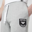 Emporio Armani Men's Iconic Terry Sweatpants - Light Grey Melange