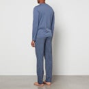 Emporio Armani Men's Pattern Pyjamas - Indigo Stripe - S