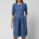 L.F Markey Women's Kellen Dress - Mid Blue - UK 6