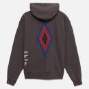 Purple Brand Men's Artifact Embroidered Hoodie - Charcoal - S