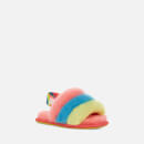 UGG Toddlers' Fluff Yeah Slide Slippers - Peach Bliss - UK 5 Toddler