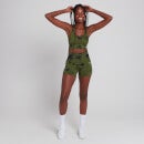 MP Women's Shape Seamless Ultra Booty Shorts - Leaf Green Tie Dye