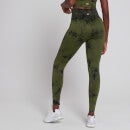 Mallas sin costuras Ultra Shape para mujer de MP - Verde hoja tie dye - XXS
