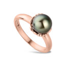 Tree of Life Tahitian Pearl Ring - Rose Gold