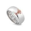 Wru I Am Wales Ring - Sterling Silver/Gold