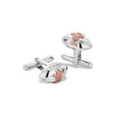 Clogau I Am Wales Rugby Ball Cufflinks
