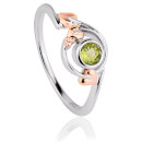 Tree of Life Love Vine Ring - Sterling Silver/Gold