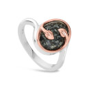 Heart of Wales Ring - Sterling Silver/Gold
