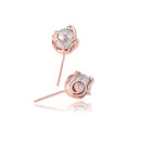 Clogau Tree of Life Pearl Earrings - Rose Gold