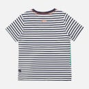 Joules Kids' Shorts Sleeve Artwork T-Shirt - Stripe Chameleon