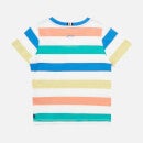 Joules Kids' Short Sleeve Laundered Stripe T-Shirt - Whtmultstp - 3 Years