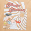 Wonder Woman Swirl Unisex T-Shirt - Tan Acid Wash