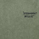 Camiseta unisex Steamboat Willie de Disney - Lavado ácido caqui