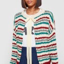 Marni Women's Stripe Roundneck Sweater - Raisin - IT38/UK6