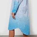 Marni Women's Midi Tie Dye Shirt Dress - Iris Blue - IT40/UK8