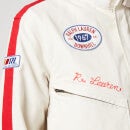 Polo Ralph Lauren Women's Racing Lined Bomber Jacket - Antique Cream/Valor Red - M