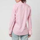 Polo Ralph Lauren Women's Est Georgia Long Sleeve Shirt - 759 Beach Pink/White