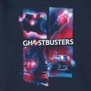 Ghostbusters Bustin' Equipment Embroidered Varsity Jacket - Navy / White