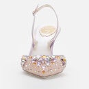 René Caovilla Women's Sling Back Court Shoes - Lilac - UK 3