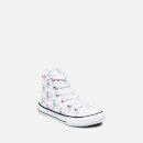 Converse Kids' Chuck Taylor All Star Seahorse Trainers - White/Storm Pink/Light Dew - UK 10 Kids