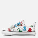 Converse Toddlers' Chuck Taylor All Star 2V Trainers - White/Multi/Black - UK 4 Baby