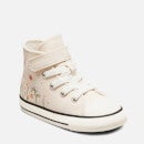 Converse Toddlers' Chuck Taylor All Star 1V Hi-Top Trainers - Natural Ivory/White/Black - UK 4 Baby