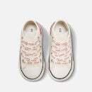 Converse Toddlers' Chuck Taylor All Star Trainers - Vintage White/University Red - UK 6 Toddler