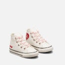 Converse Toddlers' Chuck Taylor All Star Trainers - Vintage White/University Red - UK 6 Toddler