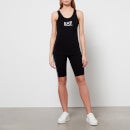 Emporio Armani EA7 Women's Train Shiny Cycling Shorts - Black/White - XS
