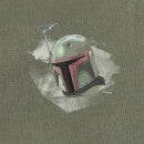 Star Wars Illustrative Helmet Unisex Sweatshirt - Khaki Acid Wash