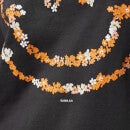 Ganni Women's Light Cotton Jersey Smiley T-Shirt - Black