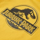 Camiseta con logotipo estampado metálico de Jurassic Park para niños - Amarillo